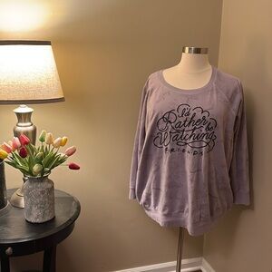 Torrid size 5 I’d rather be watching Friends sweatshirt